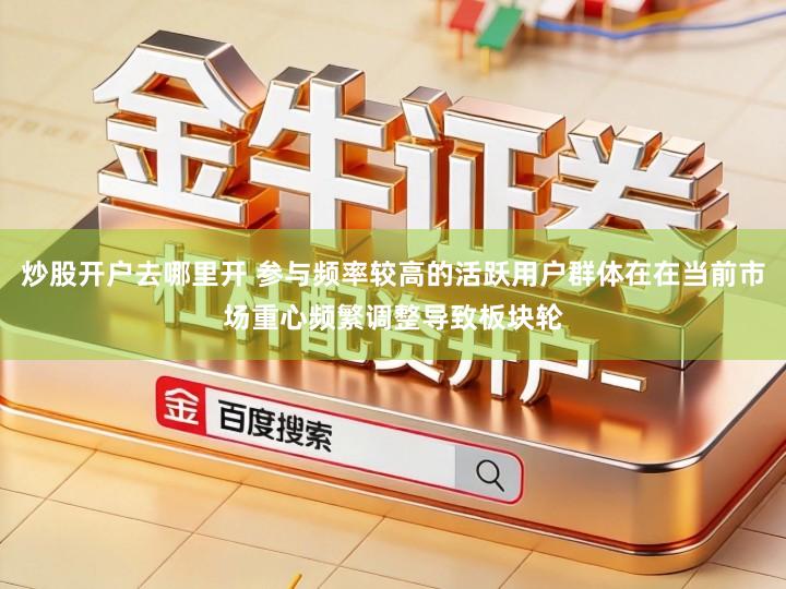 炒股开户去哪里开 参与频率较高的活跃用户群体在在当前市场重心频繁调整导致板块轮