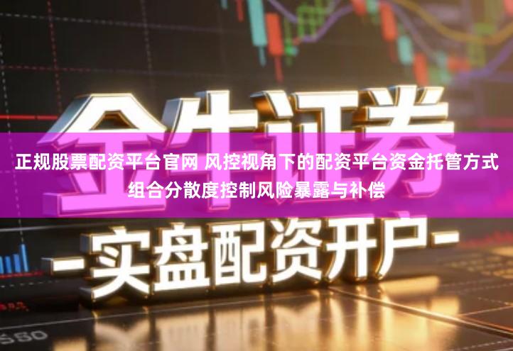 正规股票配资平台官网 风控视角下的配资平台资金托管方式组合分散度控制风险暴露与补偿
